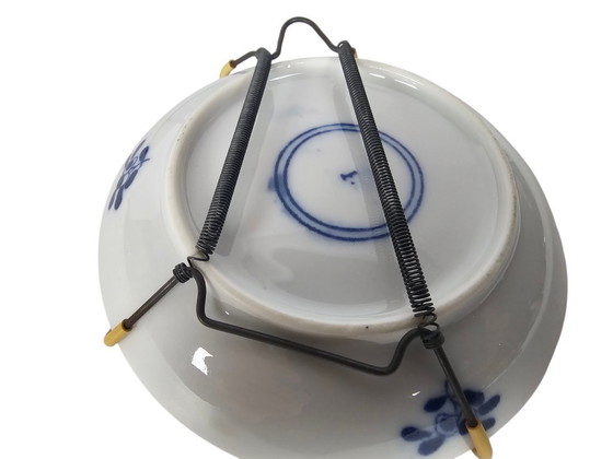 Image 1 of Mosa - Kangxi stijl - 3 x bordje - decor Peterselie - Maastricht - 1901