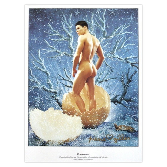 Image 1 of PIERRE & GILLES Renacimiento Fotolitografía firmada 1995