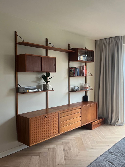 Vintage Wall Cabinet | Poul Cadovius | Modular | Complete Set | Mid-Century | Danish Design