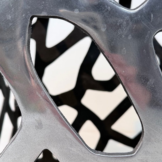 Image 1 of Taburete, otomana, reposapiés otomana de aluminio