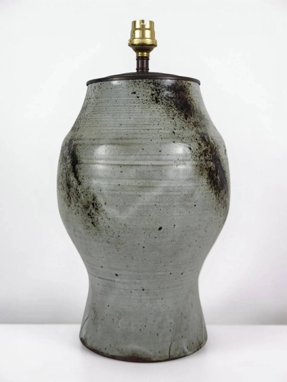 Steingutlampe signiert Chantal und Thierry Robert 1960er Jahre – Tischlampen, Porcelain (photo 2 of 11)