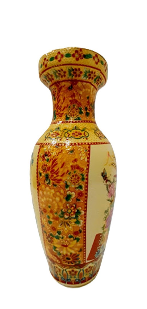 Vaso cinese d'epoca in porcellana 20 cm