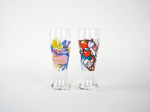 Set verzamelbrillen, jaren 90, ontwerper: Maarten Vrolijk, fabrikant: Ritzenhoff