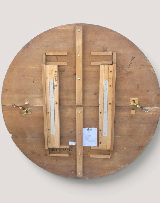 Extendable Round Table with Central Pedestal Base – Country Chic Style - Interior's Creation – Interior’s (photo 9 of 15)