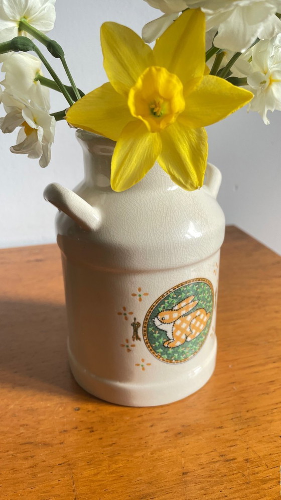 Image 1 of Vintage Taiwanese Ceramic Rabbit Vase