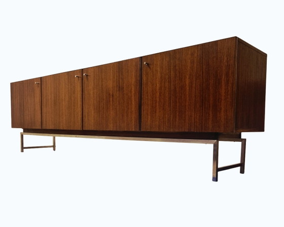 Credenza extra large super elegante in palissandro VDJ-245 Fristho Franeker, 1960 – Credenze, Chrome, Wood (photo 3 of 15)