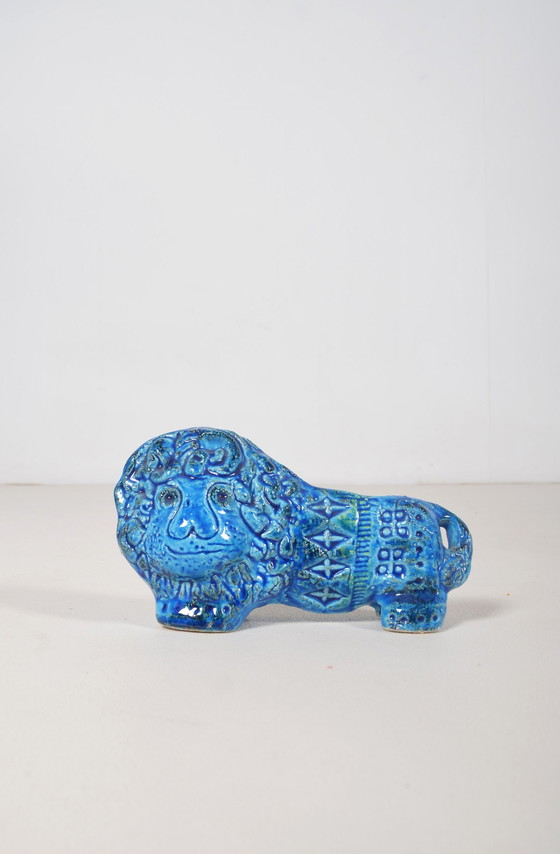 Image 1 of Bitossi Lion Designed By Aldo Londi For Flavia, 1970s
