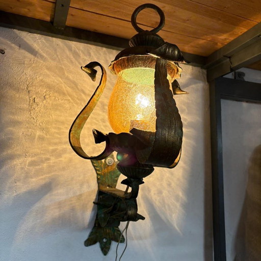 Wrought Iron Vintage Lantern