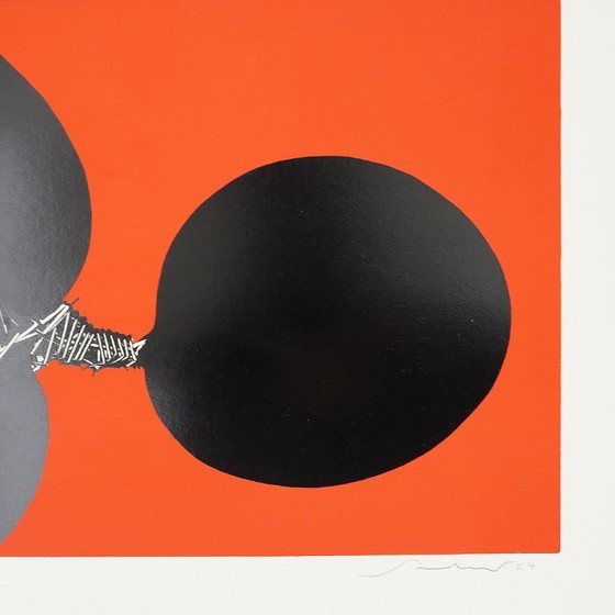 Image 1 of Emilio Scanavino, serigrafía numerada, 1969