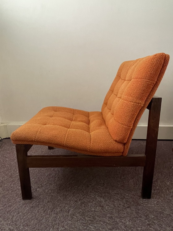 Image 1 of Pair of Teak Armchairs by Ole Gjerlov-Knudsen & Torben Lind