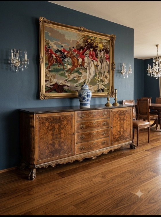 Credenza con impiallacciatura in radica di noce – Credenze, Wood (photo 8 of 8)