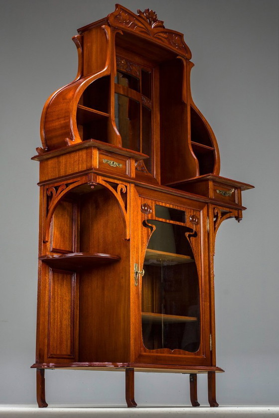 Image 1 of  Mobiletto Art Nouveau con specchio, 1890