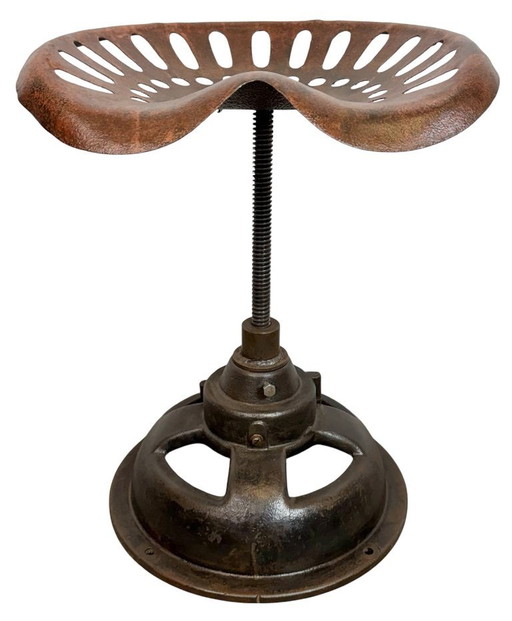 Vintage industriële draaistoel, jaren 1950