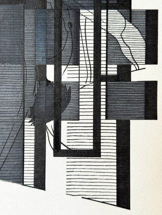 Image 1 of Eugène Eechaut (1928-2019) - 4 works, ink on paper 1982-1984