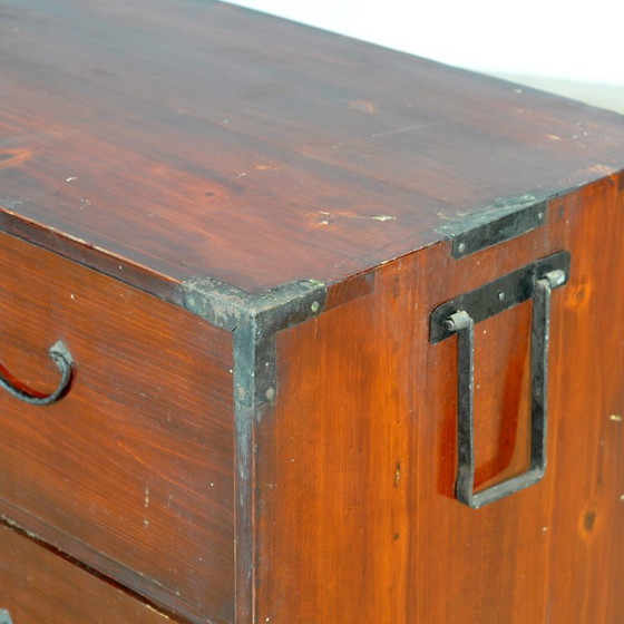 Japanese Tansu chest of drawers, circa 1890, Wood, Metal, Brown, Aziatisch (photo 6 of 13)