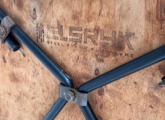 Image 1 of Model 5002 armchair with side table by Rudolf Wolf for Elsrijk, 1950s