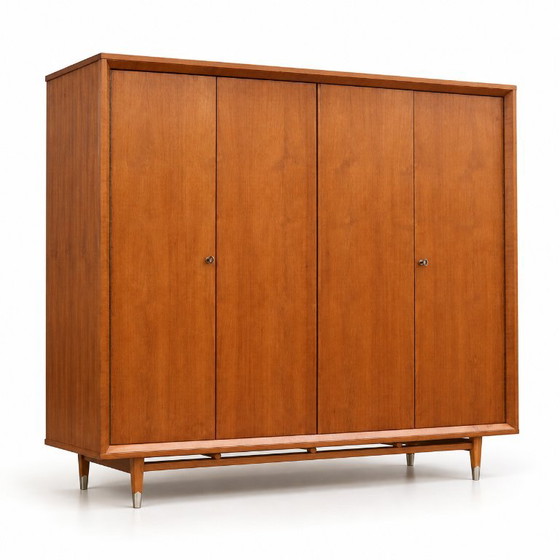 Armadio Vintage Mid-Century – Grande Armadio in Teak Anni '50/'60 – Wood (photo 5 of 6)