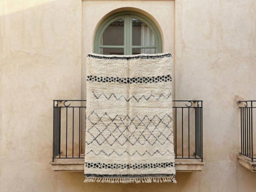 Magnifique Tapis Artisanal En Laine 250cmx150cm – vloerkleden en tapijten, Cotton