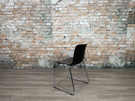 Image 1 of 4x Vitra HAL RE Sledge marrone