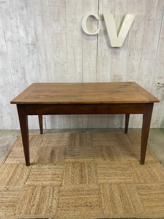 Image 1 of Antique farmhouse table 133x76cm