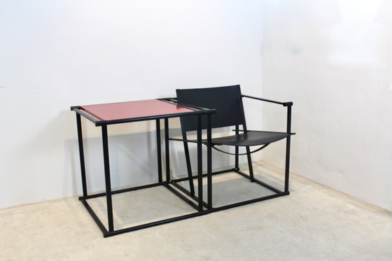 FM62 Cubic Tafel van Radboud van Beekum voor Pastoe, Koffietafelboeken, Hout, Metaal, Rood (foto 14 van 15)