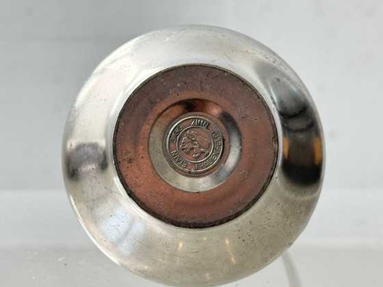 Image 1 of Cruche/vase en étain, forme organique, Suisse, années 1970