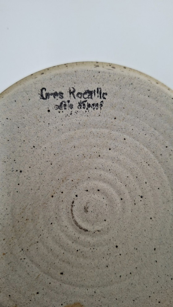 Image 1 of Service à café vintage complet en grès rocaille modèle "Japon"