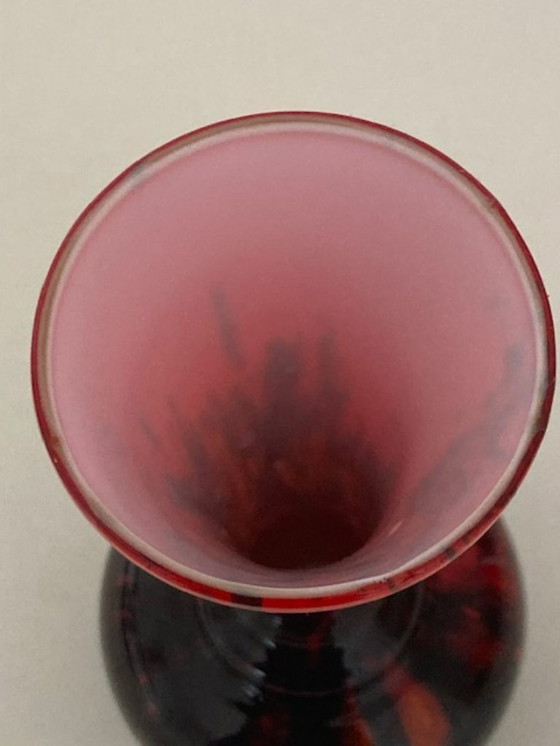 Image 1 of VB Opaline Florence vase designed by Carlo Moretti