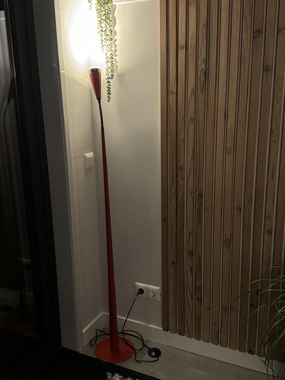 Image 1 of Vintage Red Floor Lamp