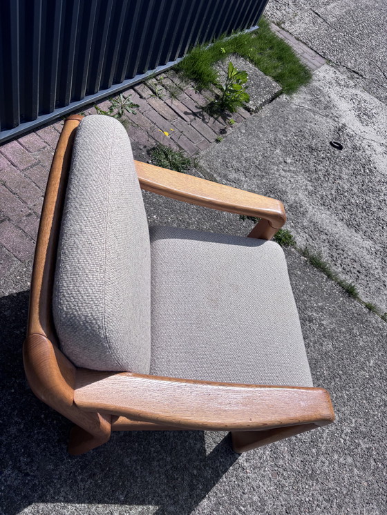 Image 1 of Vintage eiken fauteuil dyrlund Eiken fauteuil