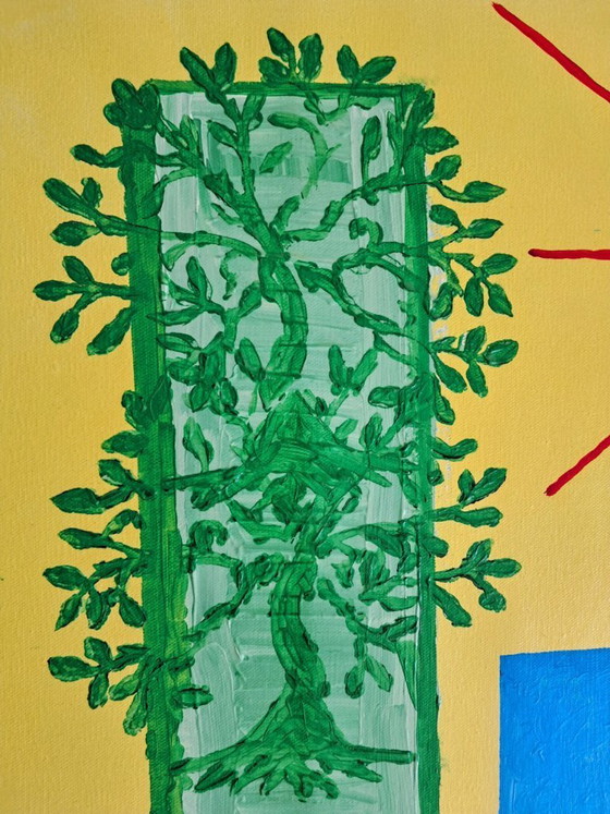 Image 1 of Enzo SAN MARCO - Tropical Golden Beach - Artist canvas