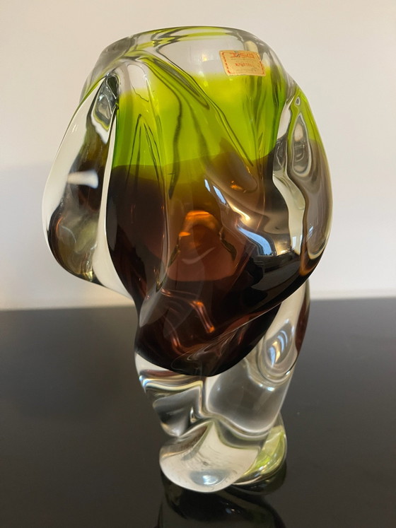 Joska Kristall Vase Originalaufkleber – Vasen, Glas (photo 6 of 8)