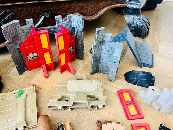 Image 1 of rare Big lot Playmobil dragons castle parts vintage collectible toy + extra