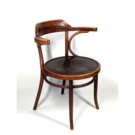 Image 1 of Original Fischel armchair - bentwood - Art Nouveau - Czechoslovakia