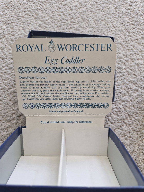 Image 1 of Juego de 2 ollas para cocer huevos Royal Worcester
