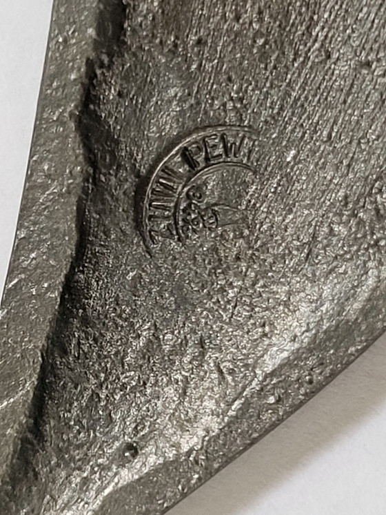 Image 1 of Mid century pewter wall birds (3)