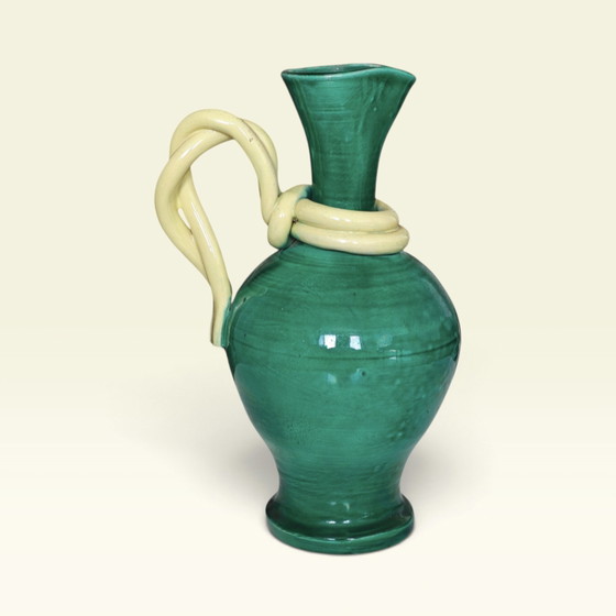 Ceramic Pitcher Vase from the 40s, Georges Jouve – Céramique Française (photo 5 of 10)