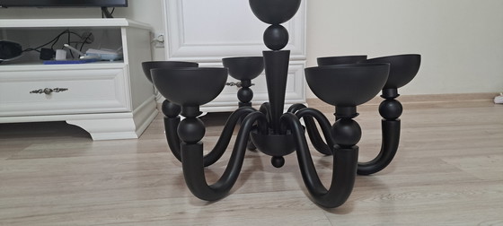 Image 1 of Lustre Bon Bon, noir, métal