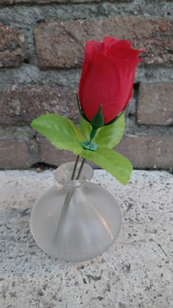 Image 1 of Antiek parfumflesje kristal brocante vintage