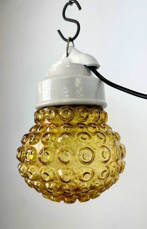 Suspension vintage en porcelaine blanche, années 1970 – Glass, Ceramic (photo 6 of 14)