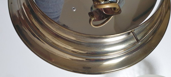 Image 1 of Lampada da soffitto Art Déco in vetro tagliato e cromato