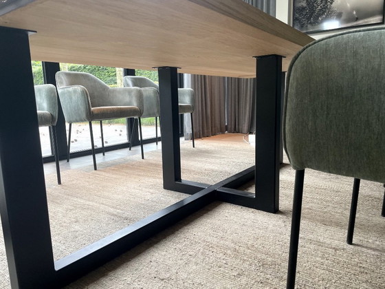 Image 1 of Base de table de salle à manger en acier 'Louise' par Table du Sud