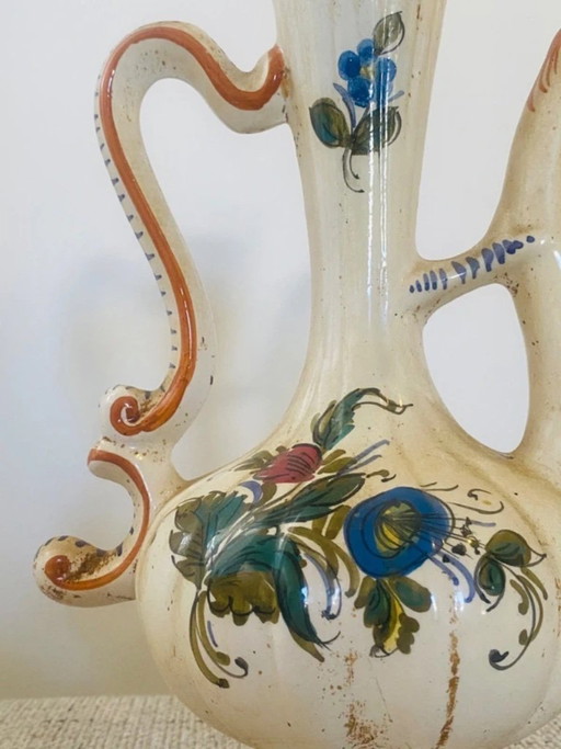 Deruta Amphora Italian Craftsmanship Year '60 – vazen, Ceramic (photo 2 of 7)