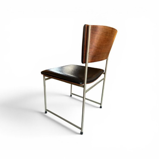 Image 1 of Set van zes SM08 eetkamerstoelen van Cees Braakman voor Pastoe, Nederland 1964