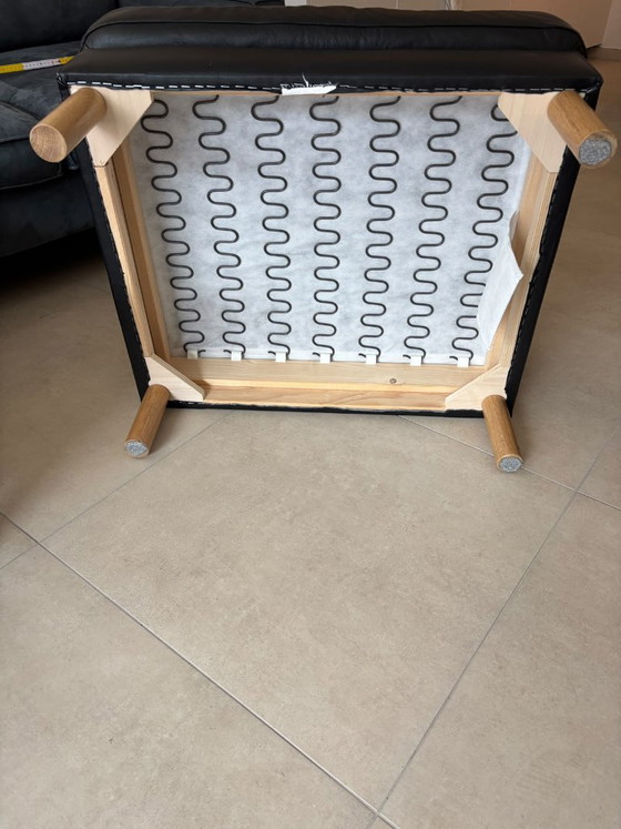 Poggiapiedi / tavolino da caffè in pelle (Landskrona IKEA) – Poggiapiedi e pouf (photo 4 of 5)