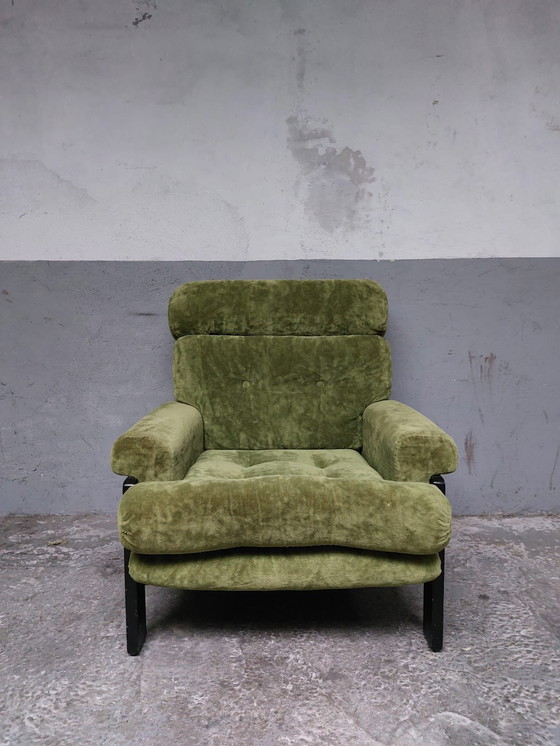 Image 1 of 2 X Mid - Century Green Relax Chairs