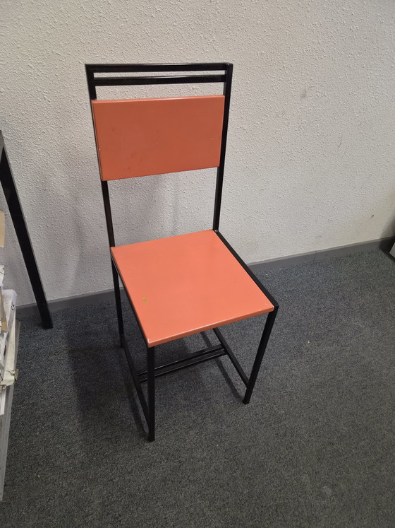 Metz & Co Stil Tisch – Esszimmergarnitur, Metal, Wood (photo 4 of 10)