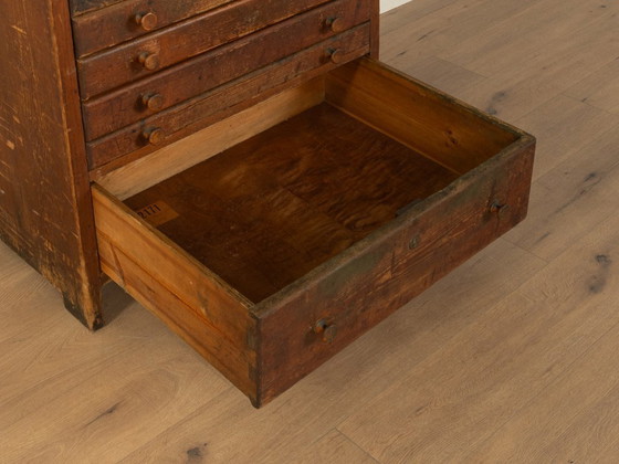 Armoire de classement/graphique des années 1950 – Meubles de rangement pour bureau, Wood (photo 7 of 13)