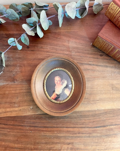 Miniaturporträt "Die Studie" von Fragonard