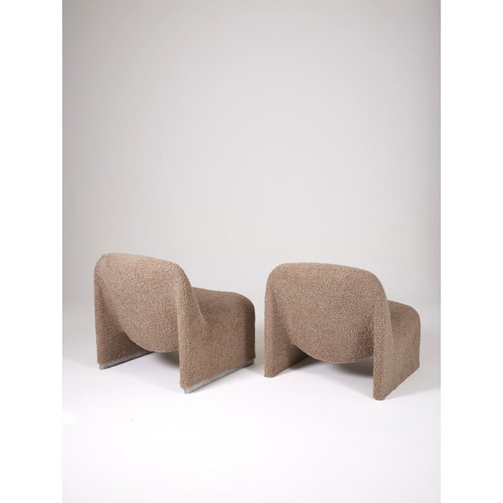 Image 1 of Paar vintage Alky fauteuils van Giancarlo Piretti voor Artifort, Italië 1970